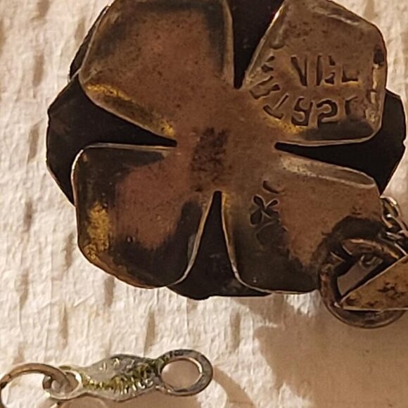 Vintage, Mexico, .925 Stamped, Flower Design Pendent Necklace, - Picture 2 of 7